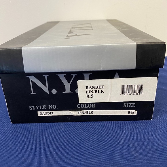 N.Y.L.A Pink Randee Leather Heels B-92 - Picture 6 of 6